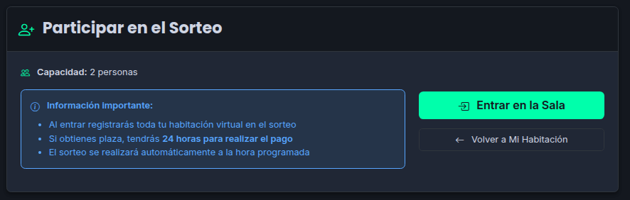 Pantalla de confirmación